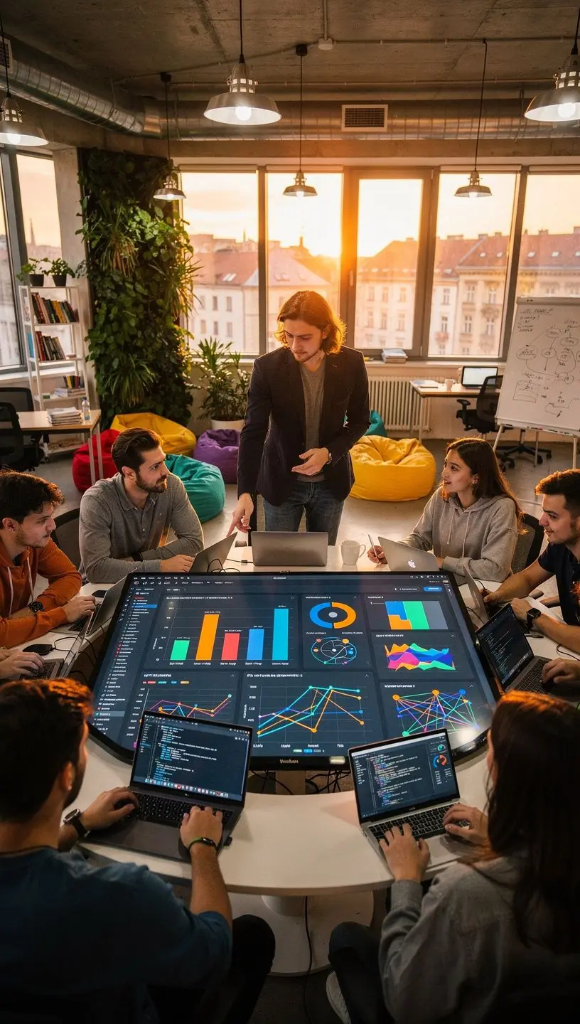 Python programozási nyelv oktatása, amely segít az adatok feldolgozásában és elemzésében.