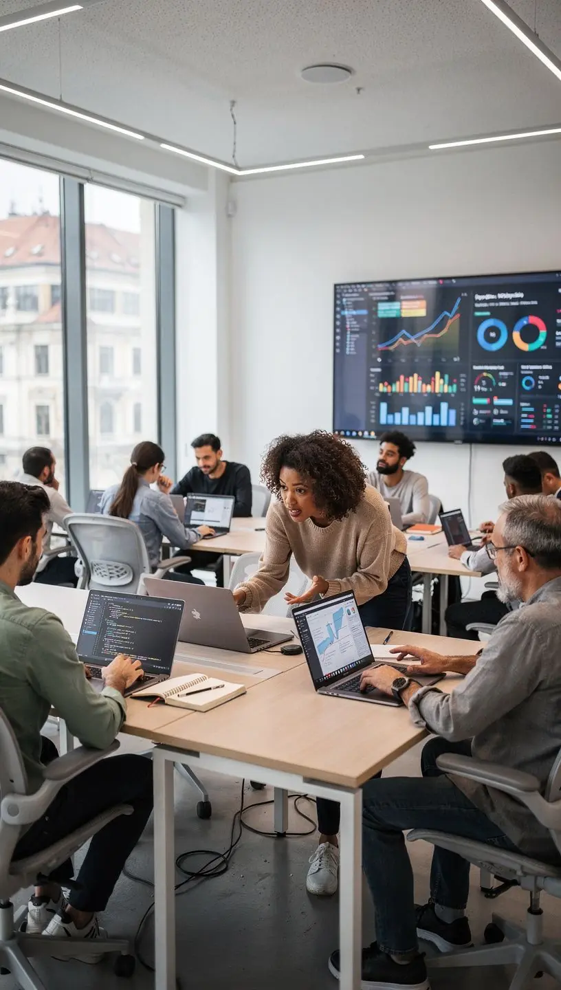 Grafikus adatvizualizáció készítése, amely megkönnyíti az adatok értelmezését és bemutatását.