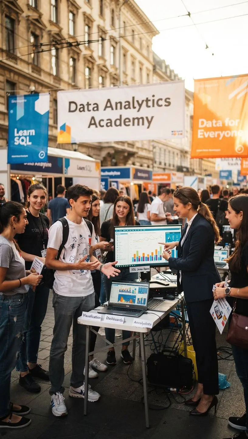 Adatvizualizációs grafikon, amely bemutatja a nagy adatok elemzésének folyamatát.