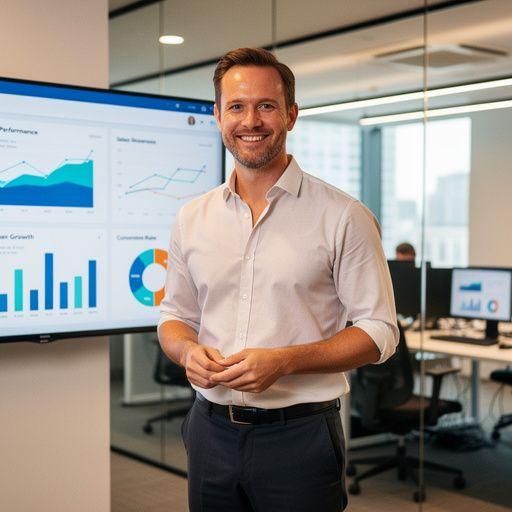 Oktató, aki bemutatja a Python és SQL használatát az adatelemzésben.